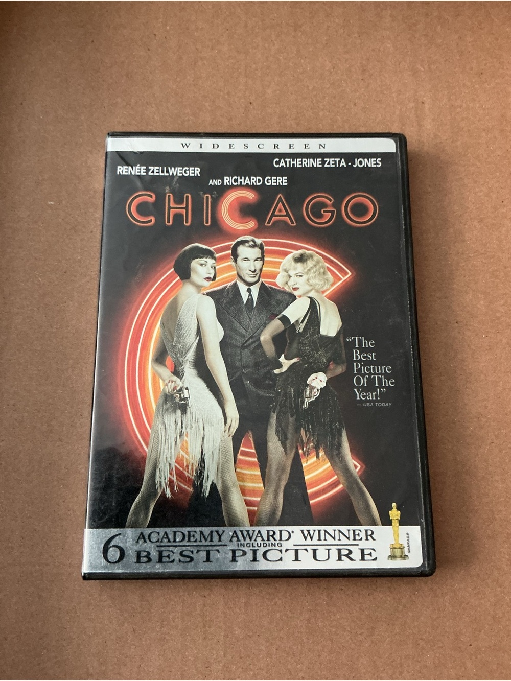 Chicago DVD Movie Widescreen - Black & Red Cover